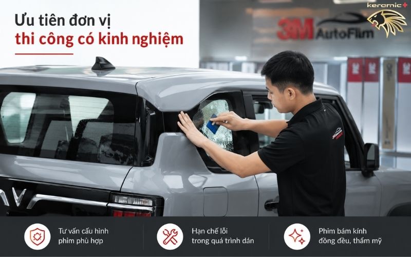 Dán phim cách nhiệt VinFast VF3