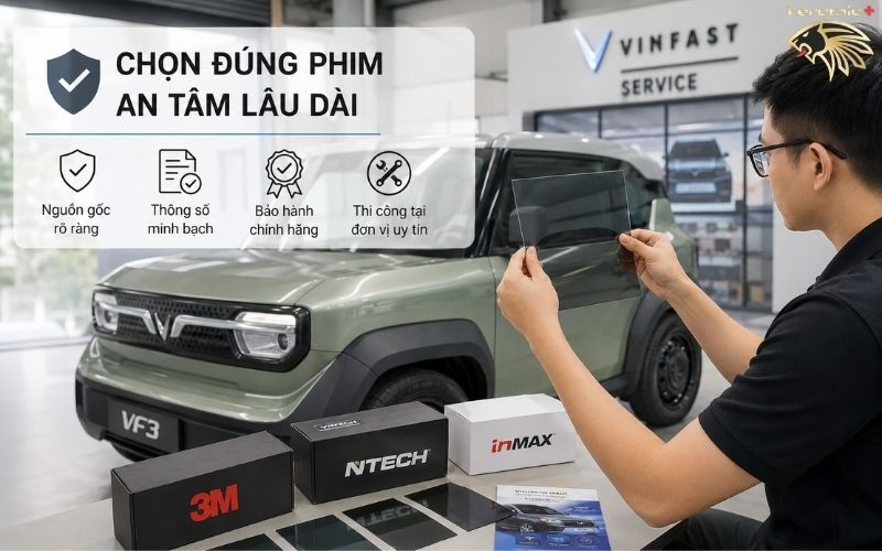 Dán phim cách nhiệt VinFast VF3