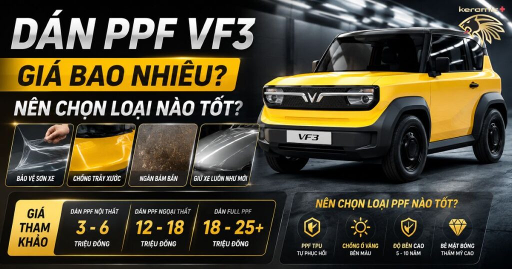 Dán PPF VF3 giá bao nhiêu