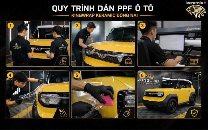 Địa chỉ dán PPF VF3 uy tín tại Đồng Nai