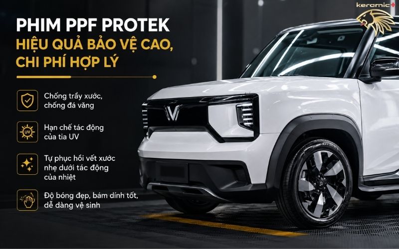 Địa chỉ dán PPF VF3 uy tín tại Đồng Nai
