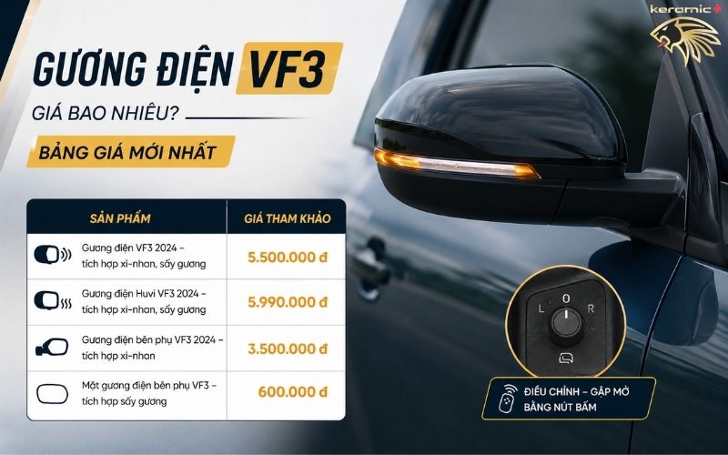 Gương điện VF3