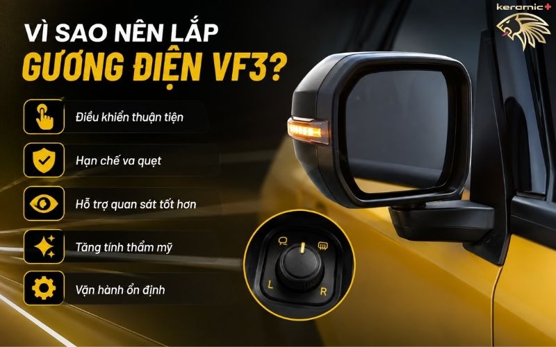 Gương điện VF3