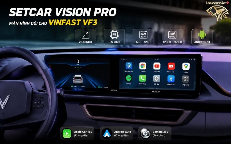 Màn hình Android VF3