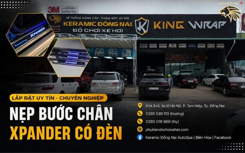 nẹp bước chân có đèn Xpander nẹp bước chân có đèn Xpander