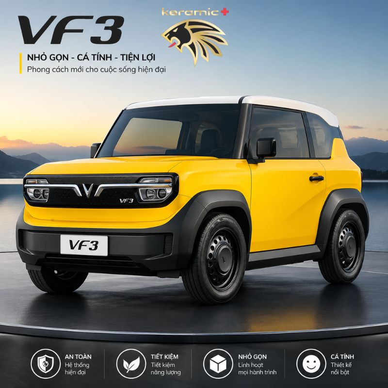 Phủ Ceramic Vinfast VF3