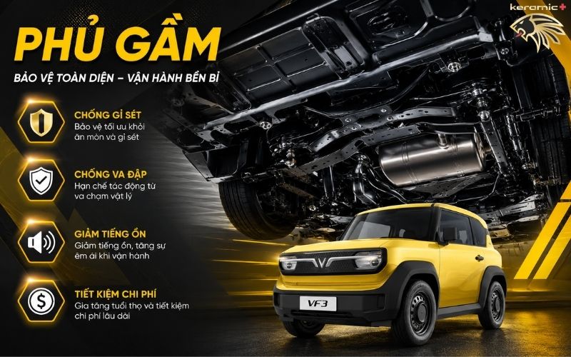 Phủ gầm Vinfast VF3