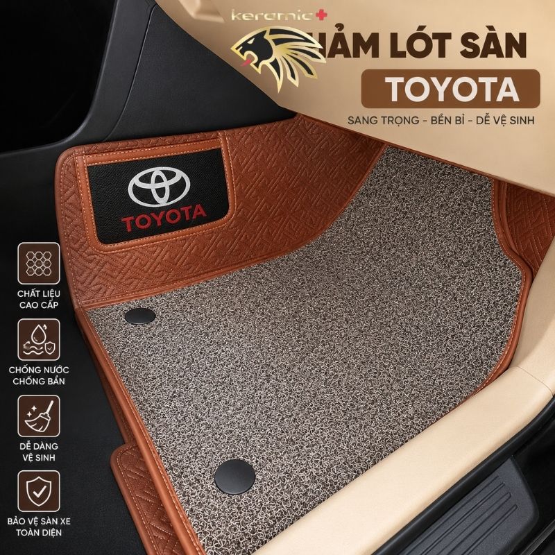 Thảm lót sàn 360 Toyota Innova Cross