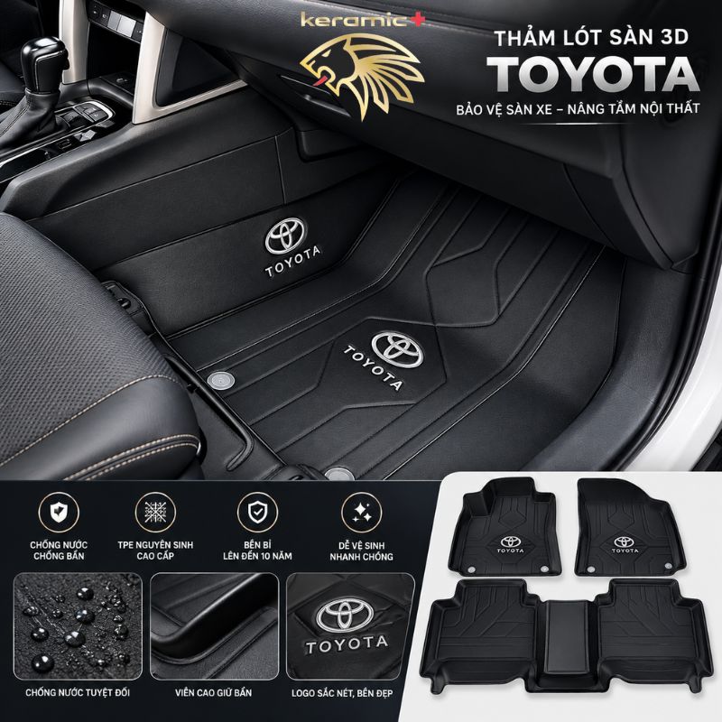 Thảm lót sàn 360 Toyota Yaris Cross