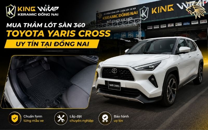 Thảm lót sàn 360 Toyota Yaris Cross Thảm lót sàn 360 Toyota Yaris Cross