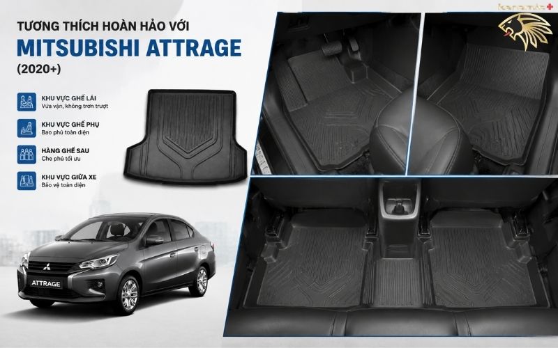 Thảm Lót Sàn Mitsubishi Attrage Thảm Lót Sàn Mitsubishi Attrage