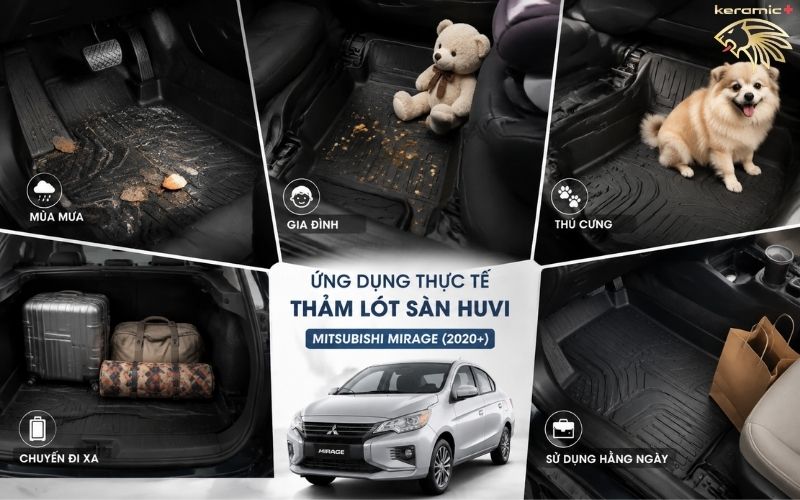 Thảm Lót Sàn Mitsubishi Mirage Thảm Lót Sàn Mitsubishi Mirage