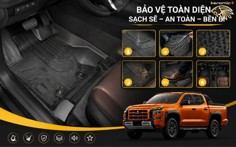Thảm Lót Sàn Mitsubishi Triton