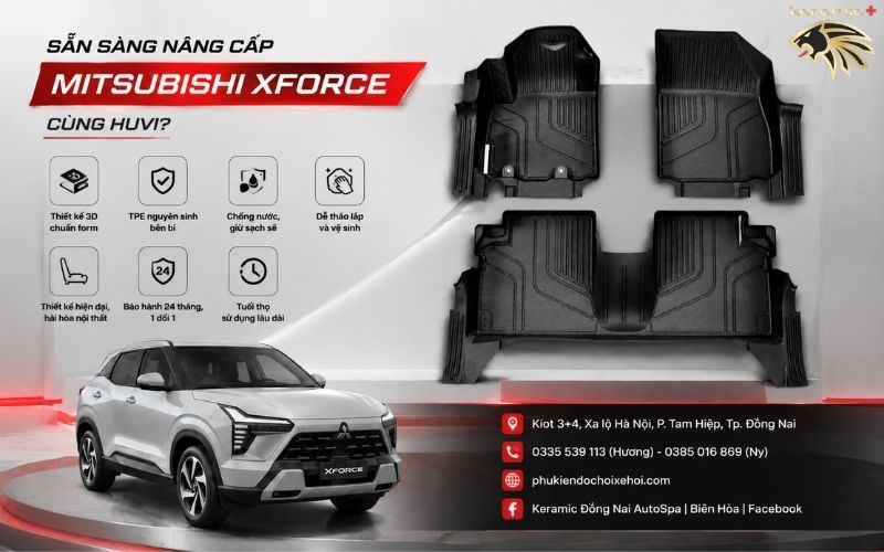 Thảm Lót Sàn Mitsubishi Xforce Thảm Lót Sàn Mitsubishi Xforce