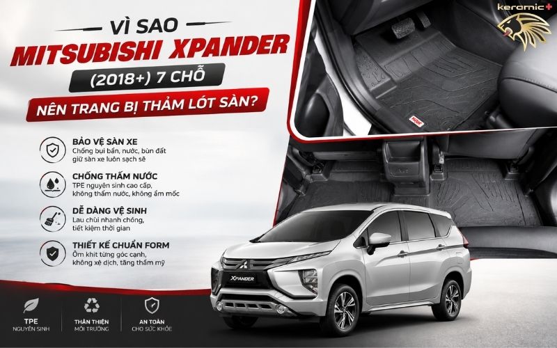 Thảm Lót Sàn Mitsubishi Xpander Thảm Lót Sàn Mitsubishi Xpander