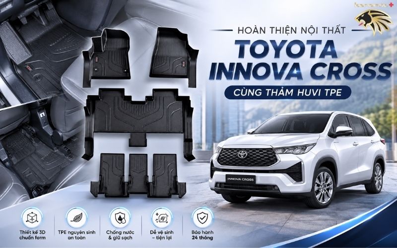 Thảm Lót Sàn Toyota Innova Cross Thảm Lót Sàn Toyota Innova Cross