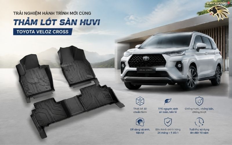 Thảm Lót Sàn Toyota Veloz Cross Thảm Lót Sàn Toyota Veloz Cross