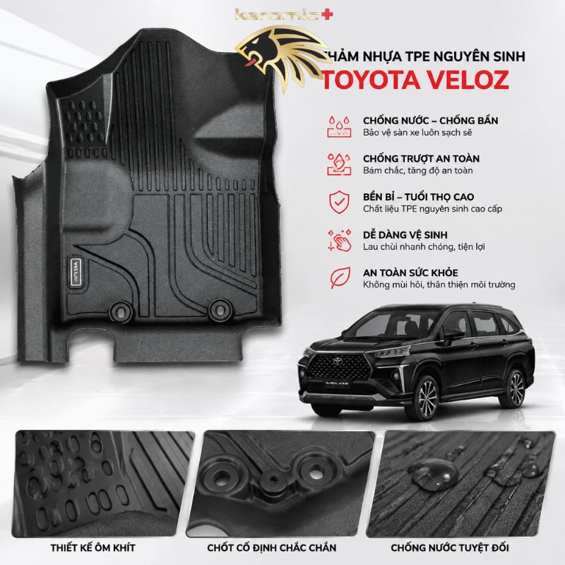 Thảm Lót Sàn Toyota Veloz Cross