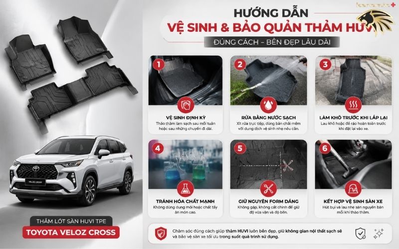 Thảm Lót Sàn Toyota Veloz Cross Thảm Lót Sàn Toyota Veloz Cross
