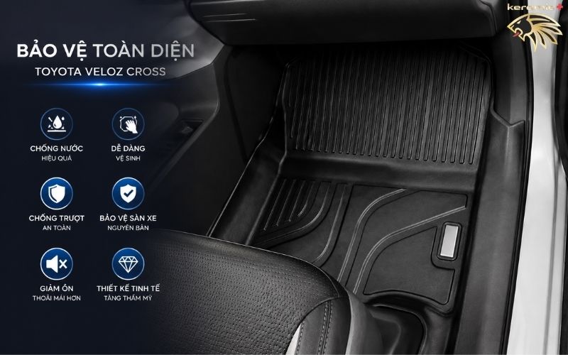 Thảm Lót Sàn Toyota Veloz Cross Thảm Lót Sàn Toyota Veloz Cross