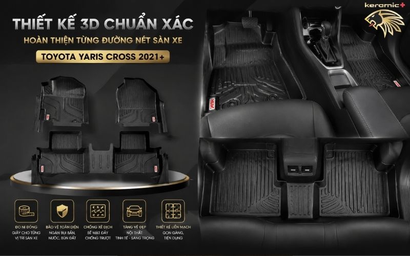 Thảm Lót Sàn Toyota Yaris Cross