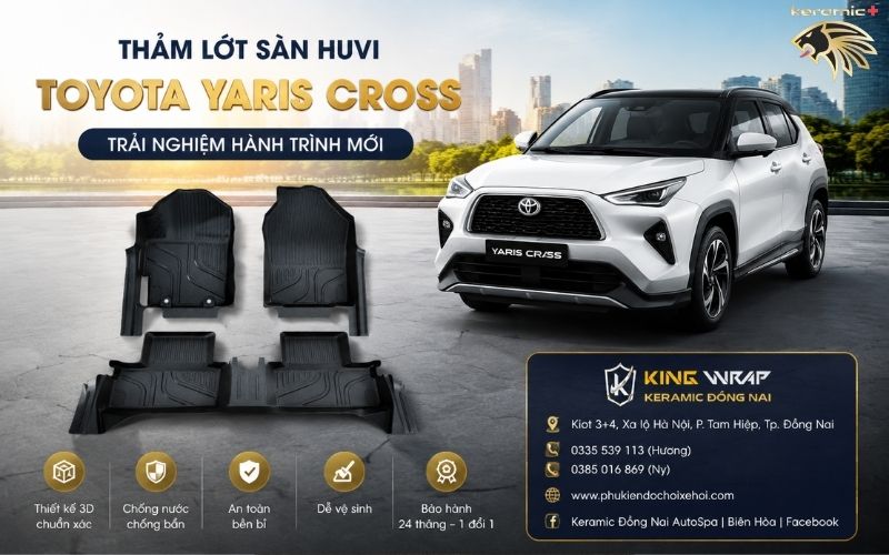 Thảm Lót Sàn Toyota Yaris Cross