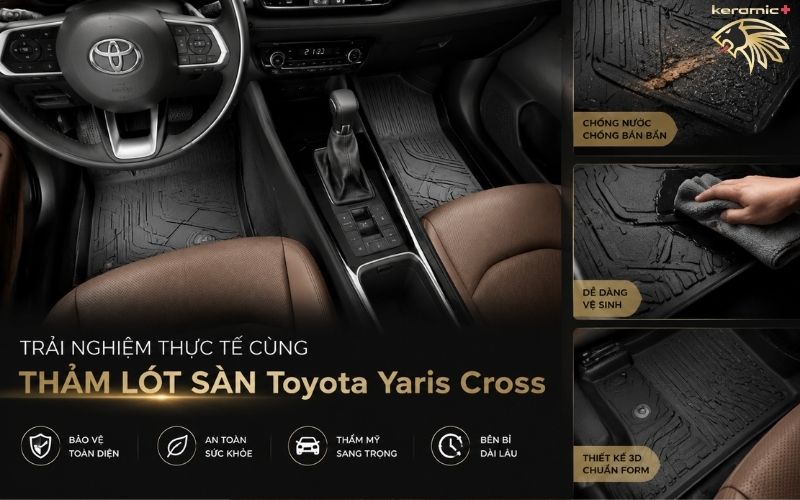 Thảm Lót Sàn Toyota Yaris Cross
