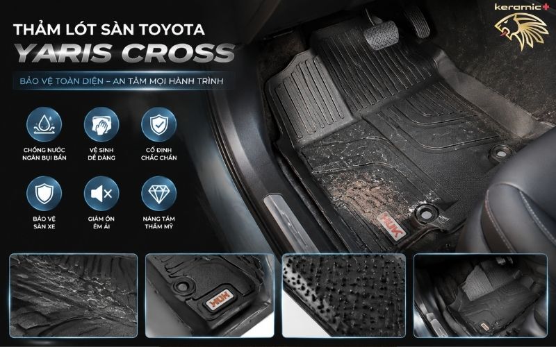 Thảm Lót Sàn Toyota Yaris Cross