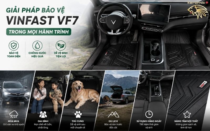 Thảm Lót Sàn Vinfast VF7 Thảm Lót Sàn Vinfast VF7