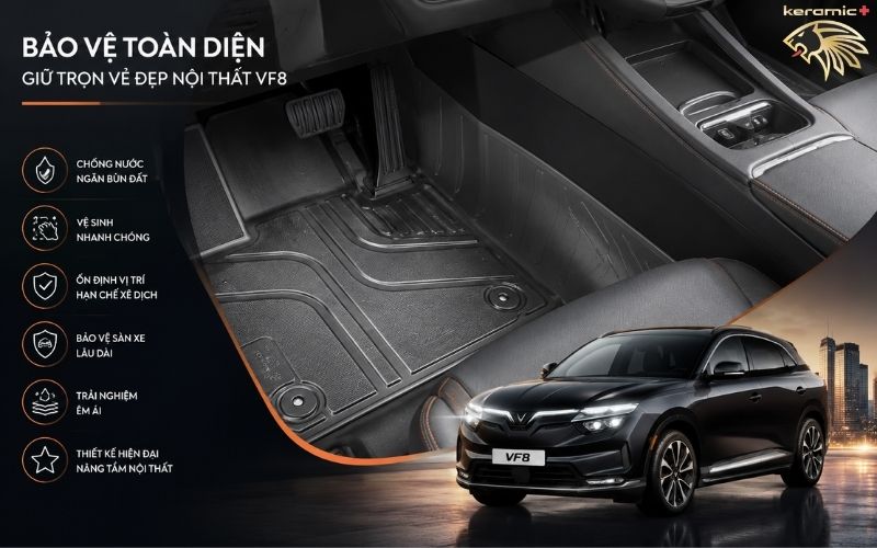 Thảm Lót Sàn Vinfast VF8