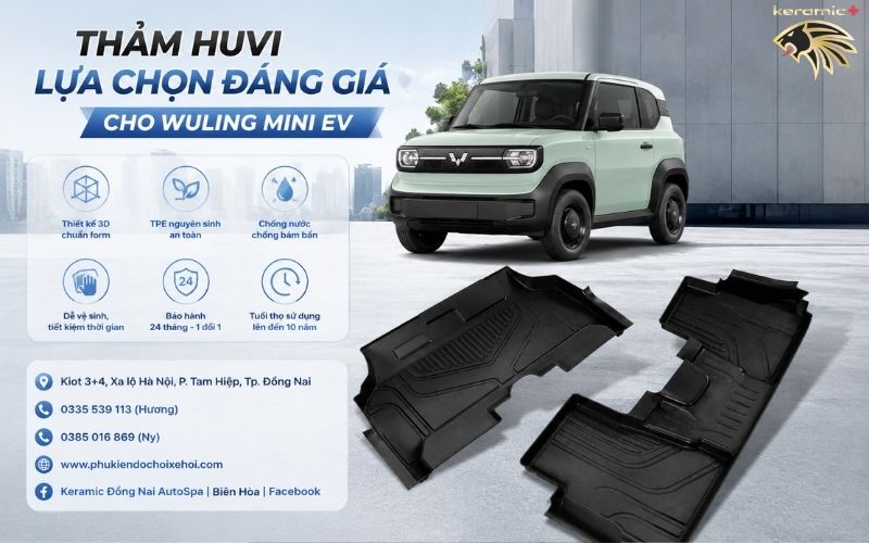 Thảm Lót Sàn Wuling Mini EV