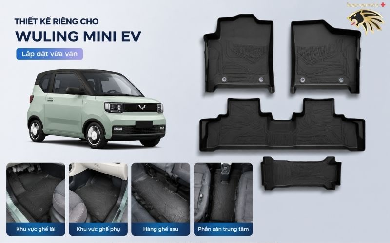 Thảm Lót Sàn Wuling Mini EV