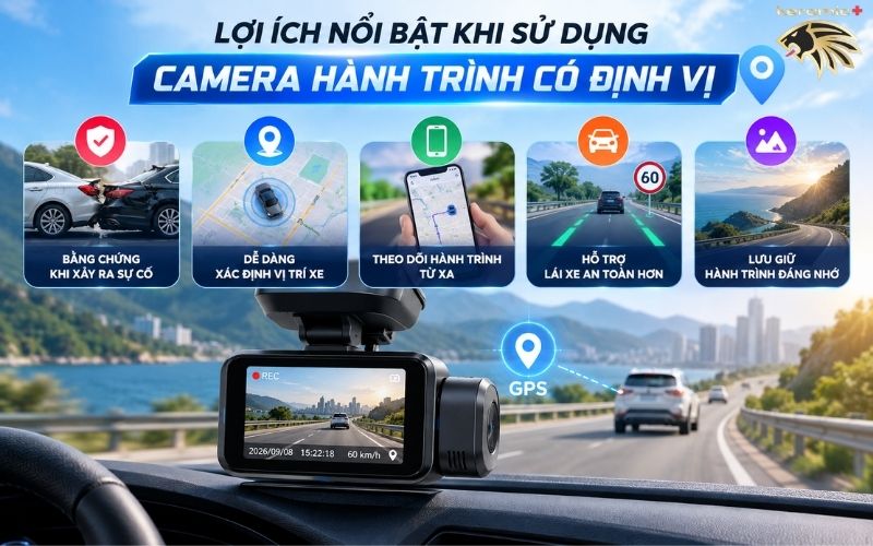 camera hành trình có định vị