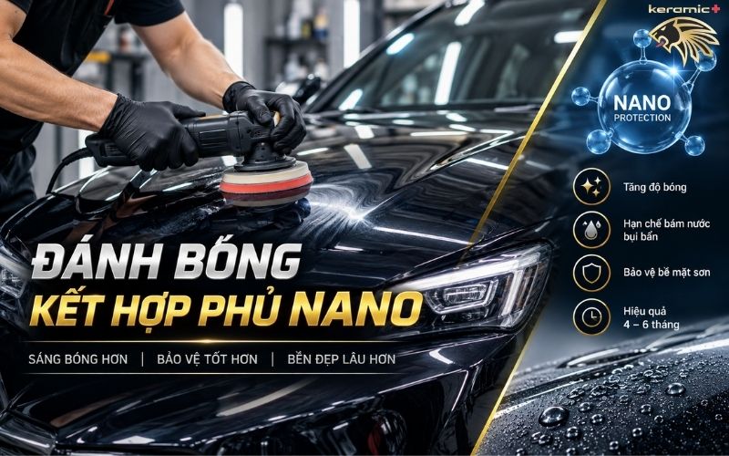 Đánh bóng xe ô tô giá bao nhiêu