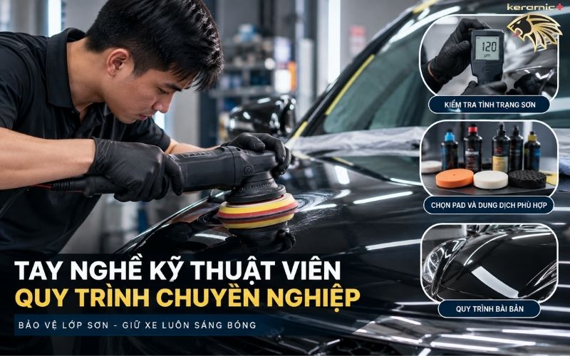 Đánh bóng xe ô tô giá bao nhiêu