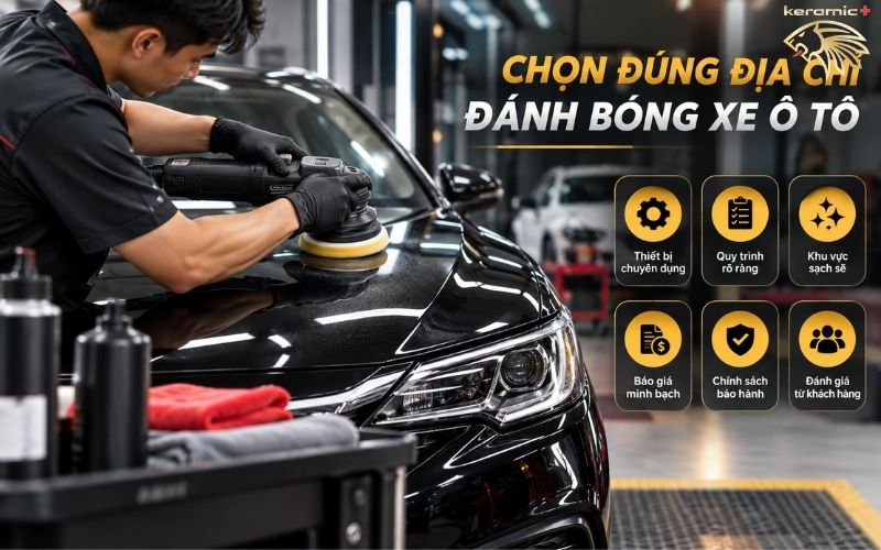 Đánh bóng xe ô tô giá bao nhiêu