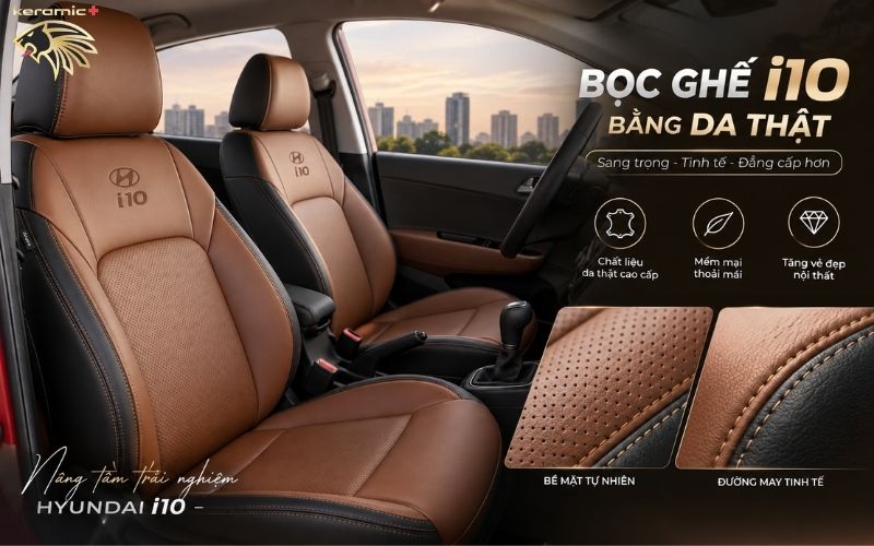 mẫu ghế da i10 đẹp