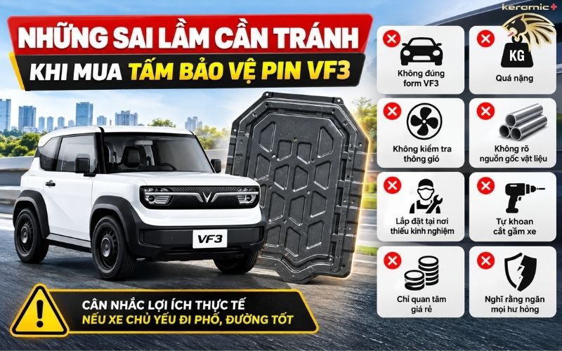 tấm bảo vệ pin VF3
