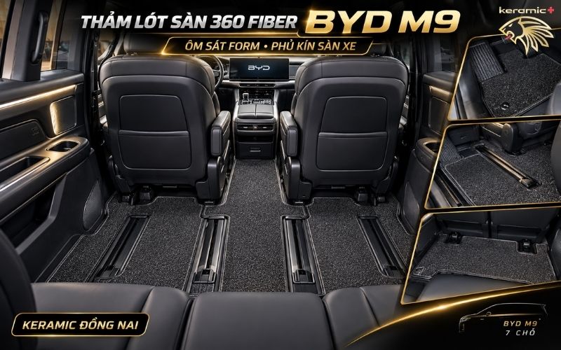 Thảm lót sàn 360 Fiber BYD M9