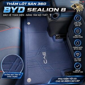 Thảm lót sàn 360 Fiber BYD SEALION 8