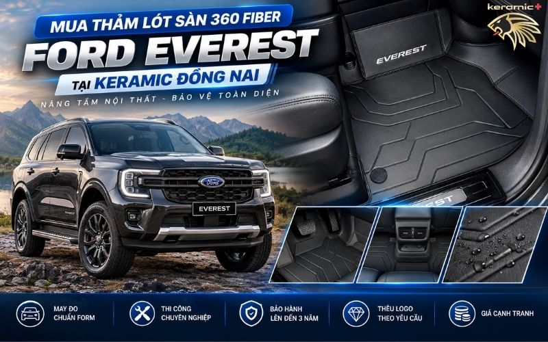 Thảm lót sàn 360 Fiber Ford Everest