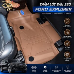 Thảm lót sàn 360 Fiber Ford Explorer