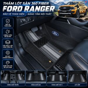 Thảm lót sàn 360 Fiber Ford Ranger