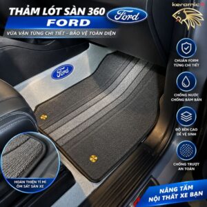 Thảm lót sàn 360 Fiber Ford Ranger Raptor