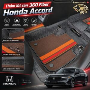 Thảm lót sàn 360 Fiber Honda Accord