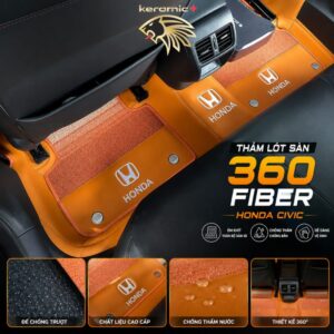 Thảm lót sàn 360 Fiber Honda Civic