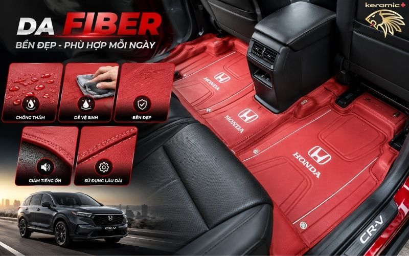 Thảm lót sàn 360 Fiber Honda CRV Thảm lót sàn 360 Fiber Honda CRV