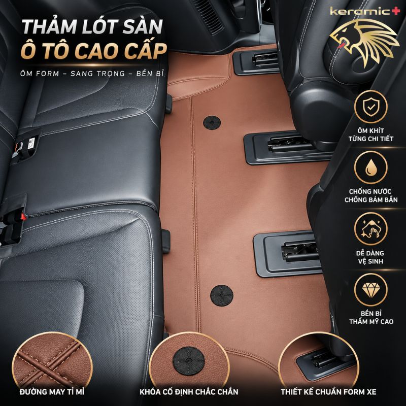 Thảm lót sàn 360 Fiber Hyundai Custin