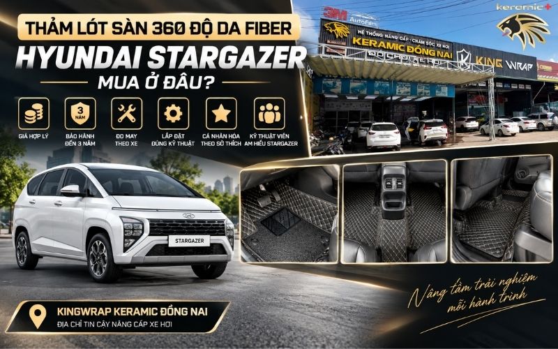 Thảm lót sàn 360 Fiber Hyundai Stargazer