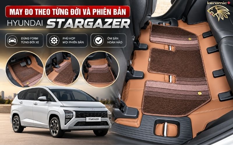 Thảm lót sàn 360 Fiber Hyundai Stargazer